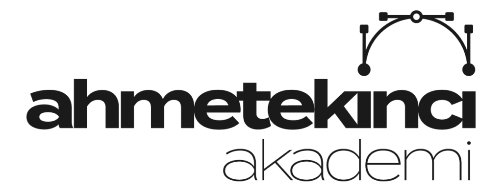 Ahmet Ekinci Akademi Siyah Logo